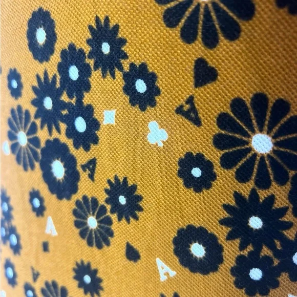 AMY WINEHOUSE FRED PERRY Floral Twin Tipped Black Orange Tennis Polo Shirt S M 8 - Picture 4 of 15